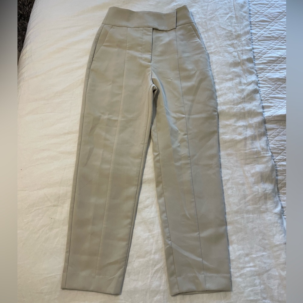 Zara pants, size S, cream, NWT